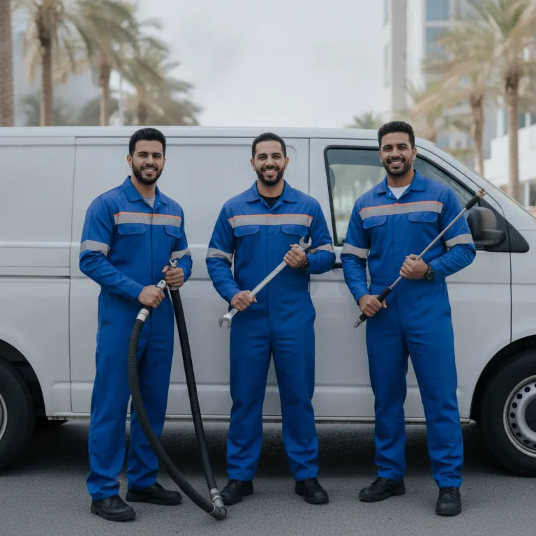 Septic Tank Pumping team in Khalifah A City